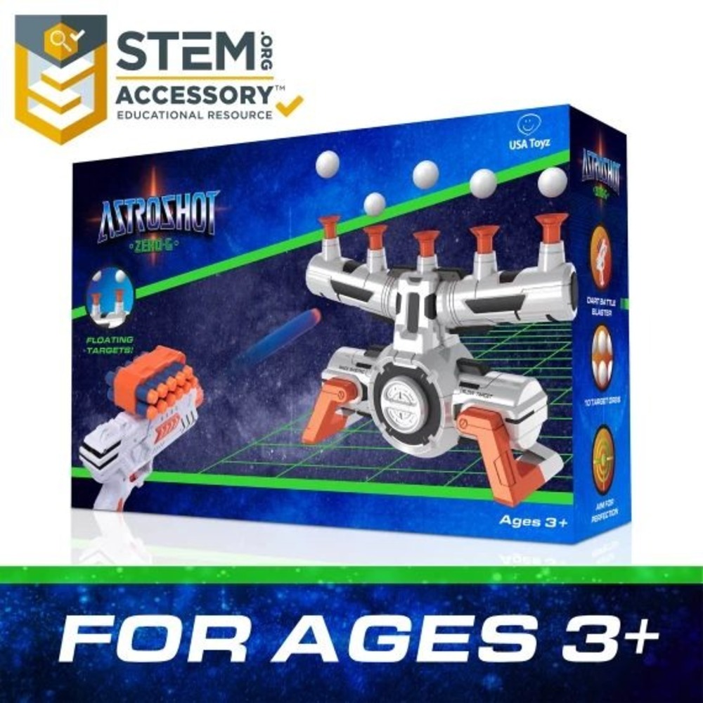 USA Toyz Astroshot Zero-G Galactic Shooting Gallery Game Nerf Style Dart Gun Set - Picture 8 of 9